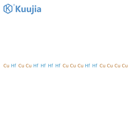 COPPER, COMPD. WITH HAFNIUM (10:7) structure