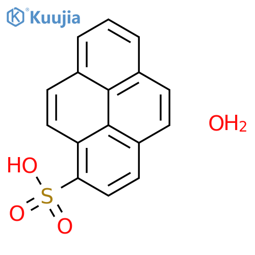 1-pyrenesulfonic acid hydrate structure