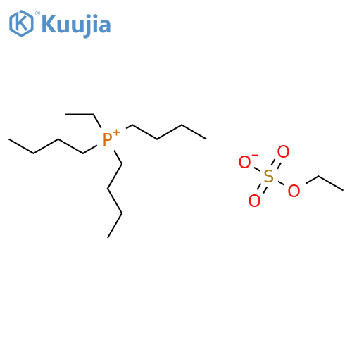 Tri-n-butylethylphosphonium ethyl sulfate structure