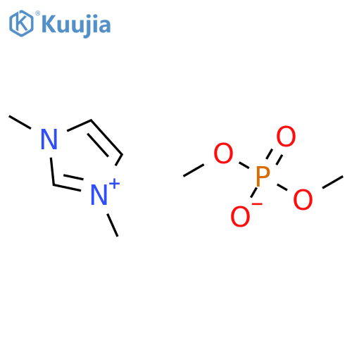 1,3-Dimethylimidazolium dimethyl phosphate structure