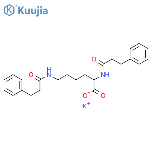 Lysine, N(sup 2),N(sup 6)-bis(hydrocinnamoyl)-, potassium salt, D- structure