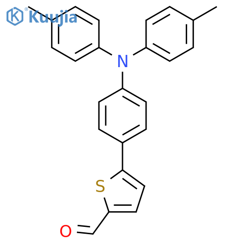 2-Thiophenecarboxaldehyde, 5-[4-[bis(4-methylphenyl)amino]phenyl]- structure