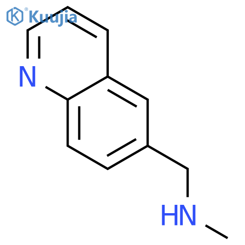 N-methyl-1-(Quinolin-6-yl)methanamine structure