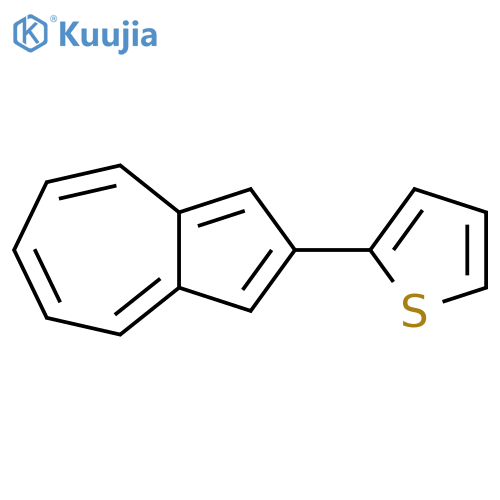 Thiophene, 2-(2-azulenyl)- structure