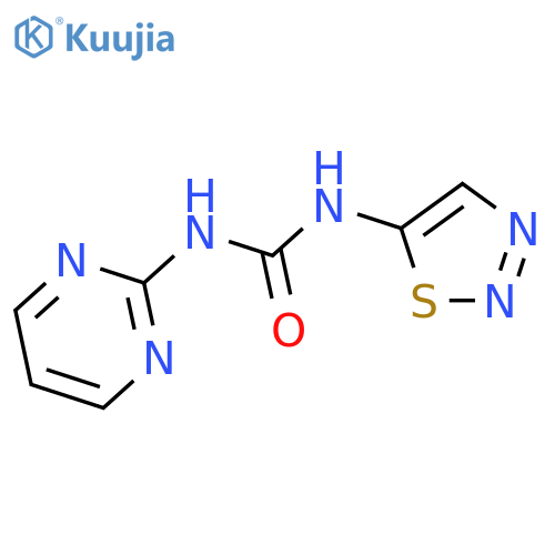 UREA, N-2-PYRIMIDINYL-N'-1,2,3-THIADIAZOL-5-YL- structure