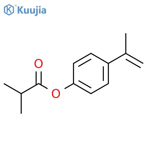 PROPANOIC ACID, 2-METHYL-, 4-(1-METHYLETHENYL)PHENYL ESTER structure