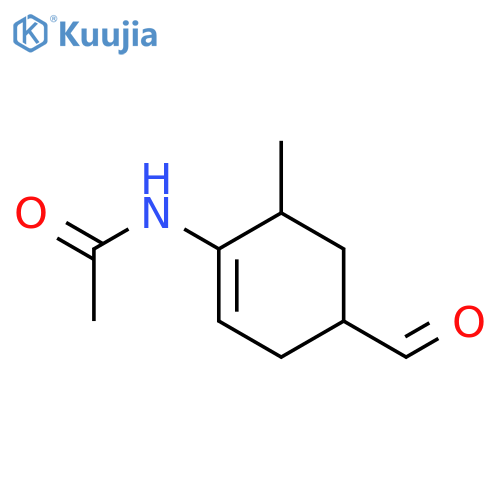 ACETAMIDE, N-(4-FORMYL-6-METHYL-1-CYCLOHEXEN-1-YL)- structure