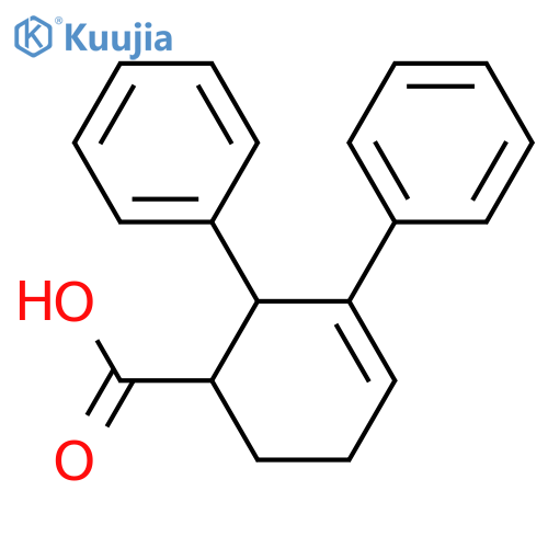 3-CYCLOHEXENE-1-CARBOXYLIC ACID, 2,3-DIPHENYL- structure