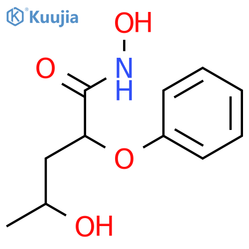 PENTANAMIDE, N,4-DIHYDROXY-2-PHENOXY- structure