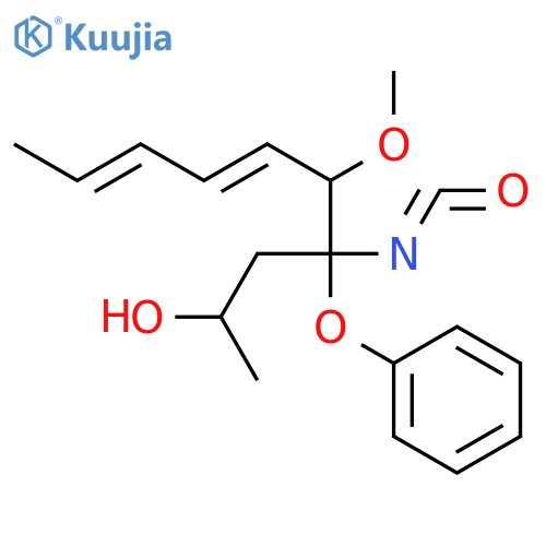 6,8-Decadien-2-ol, 4-isocyanato-5-methoxy-4-phenoxy- structure