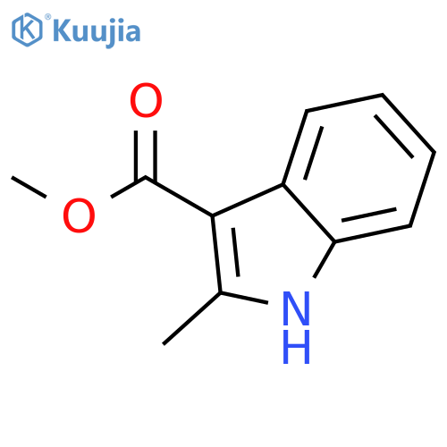 Methyl 2-methyl-1H-indole-3-carboxylate structure