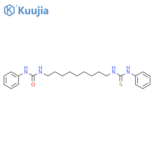 Urea, N-phenyl-N'-[9-[[(phenylamino)thioxomethyl]amino]nonyl]- structure