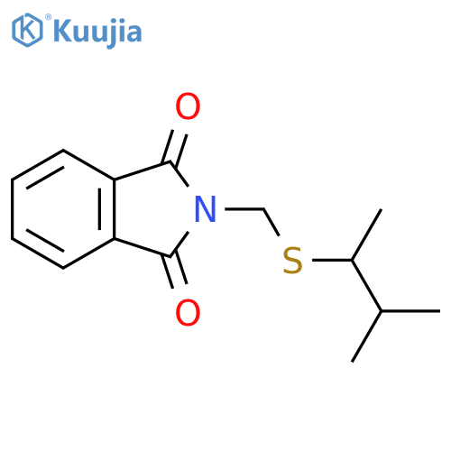 1H-Isoindole-1,3(2H)-dione, 2-[[(1,2-dimethylpropyl)thio]methyl]- structure
