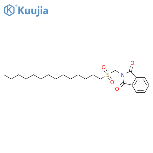 1H-Isoindole-1,3(2H)-dione, 2-[(tetradecylsulfonyl)methyl]- structure