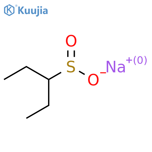 Sodium pentane-3-sulfinate structure