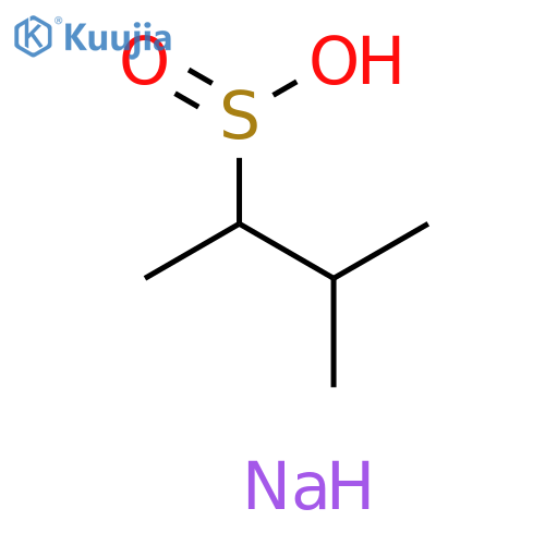 2-Butanesulfinic acid, 3-methyl-, sodium salt (1:1) structure