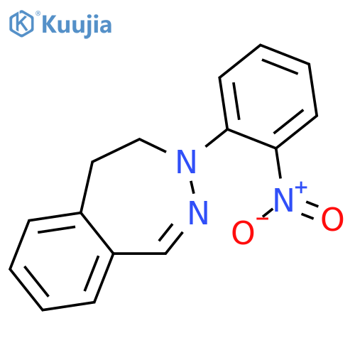 3H-2,3-Benzodiazepine, 4,5-dihydro-3-(2-nitrophenyl)- structure