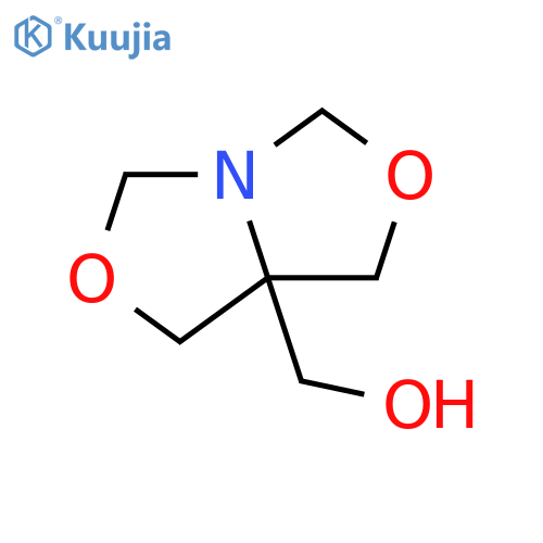 5-Hydroxymethyl-1-aza-3,7-dioxabicyclo(3.3.0)octane structure