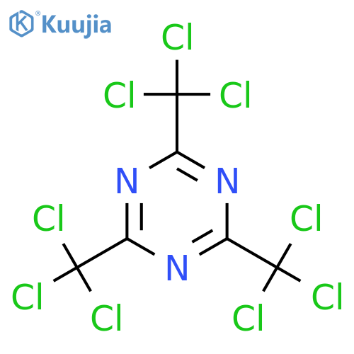 2,4,6-Tris(trichloromethyl)-1,3,5-triazine structure
