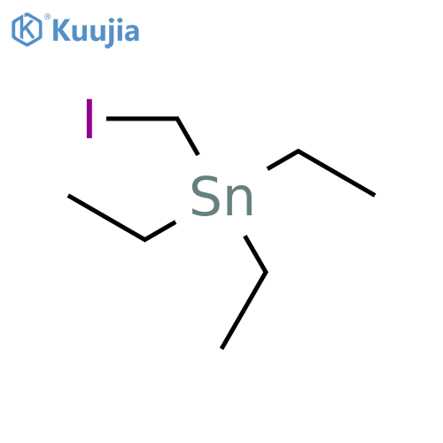 STANNANE, TRIETHYL(IODOMETHYL)- structure