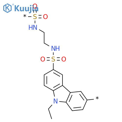 Poly[(9-ethyl-9H-carbazole-3,6-diyl)sulfonylimino-1,2-ethanediyliminosulfonyl] structure