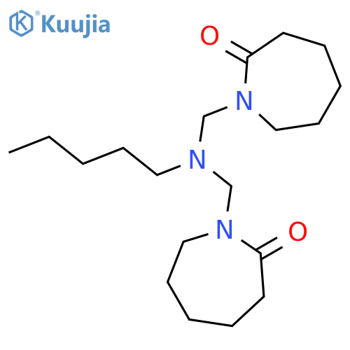 2H-AZEPIN-2-ONE, 1,1'-[(PENTYLIMINO)BIS(METHYLENE)]BIS[HEXAHYDRO- structure