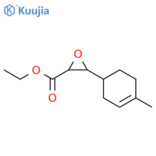OXIRANECARBOXYLIC ACID, 3-(4-METHYL-3-CYCLOHEXEN-1-YL)-, ETHYL ESTER structure