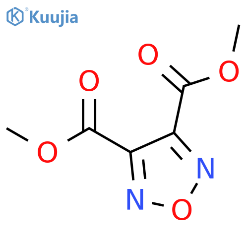 1,2,5-Oxadiazole-3,4-dicarboxylic acid, dimethyl ester structure