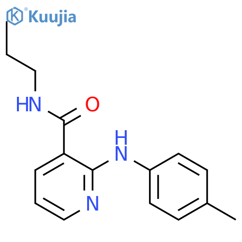 3-Pyridinecarboxamide,2-[(4-methylphenyl)amino]-N-propyl- structure