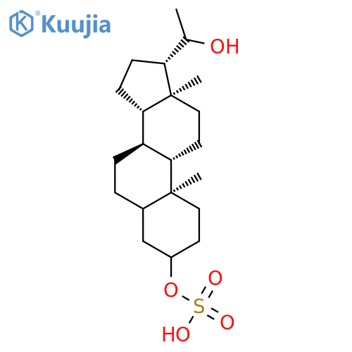 Pregnane-3,20-diol,3-(hydrogen sulfate), (3b,5a,20S)- (9CI) structure