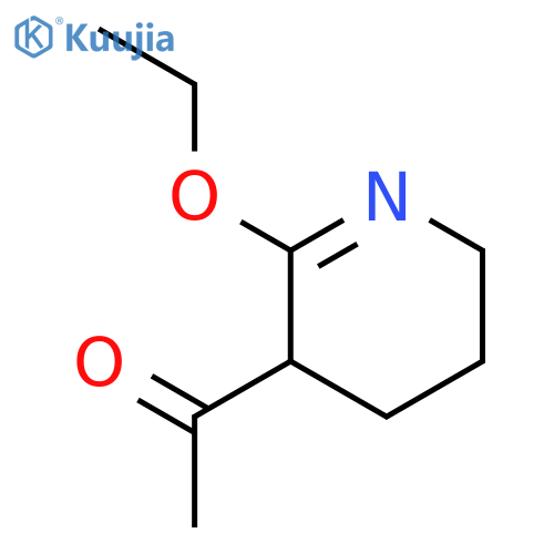 Ethanone, 1-(2-ethoxy-3,4,5,6-tetrahydro-3-pyridinyl)- structure