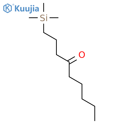4-NONANONE, 1-(TRIMETHYLSILYL)- structure