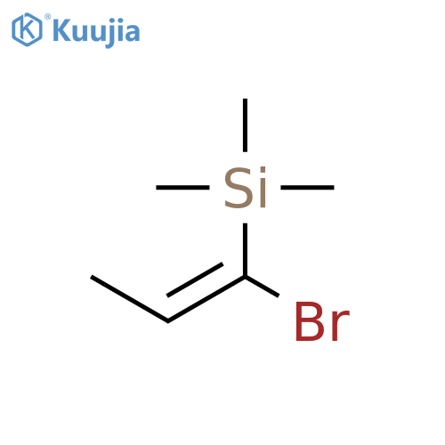 Silane, [(1E)-1-bromo-1-propenyl]trimethyl- structure
