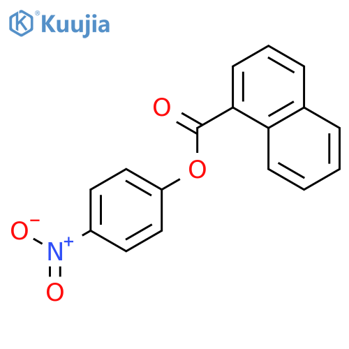4-Nitrophenyl 1-naphthoate structure