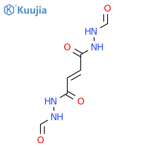 2-Butenedioic acid, bis(2-formylhydrazide) structure