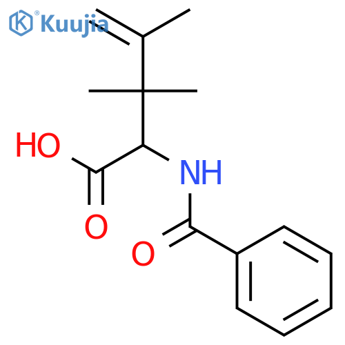 4-Pentenoic acid, 2-(benzoylamino)-3,3,4-trimethyl- structure
