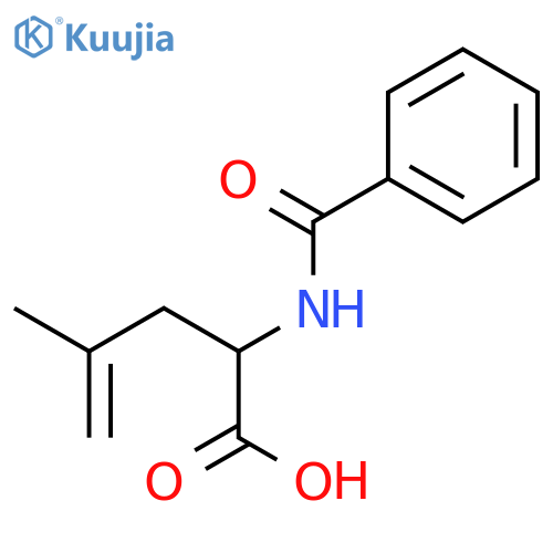 4-Pentenoic acid, 2-(benzoylamino)-4-methyl- structure