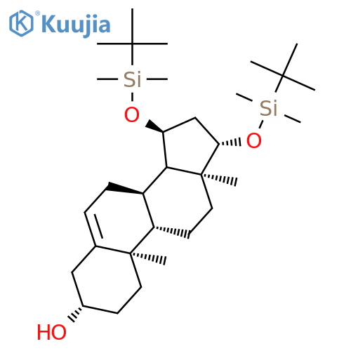 (3β,15α,17β)-15,17-Bis-O-(tert-butyldimethylsilyloxy) Androst-5-en-3-ol structure