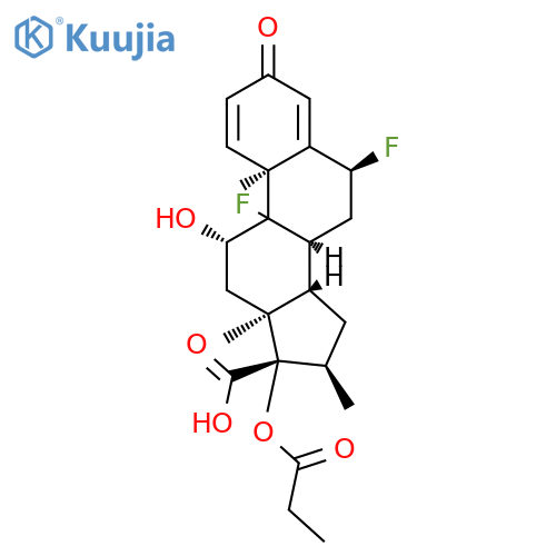 Fluticasone 17b-Carboxylic Acid Propionate structure