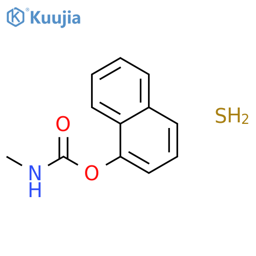 hydrogen sulfide; 1-naphthyl N-methylcarbamate structure