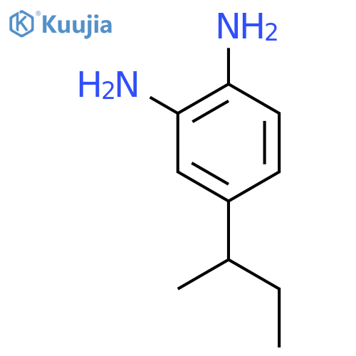 1,2-BENZENEDIAMINE, 4-(1-METHYLPROPYL)- structure