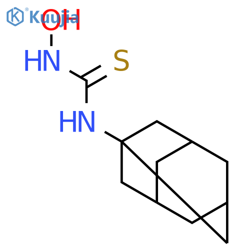Thiourea, N-hydroxy-N'-tricyclo[3.3.1.13,7]dec-1-yl- structure