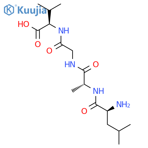 D-Valine, N-[N-(N-L-leucyl-D-alanyl)glycyl]- structure