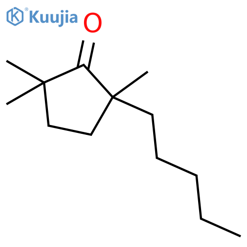 2,2,5-Trimethyl-5-pentylcyclopentanone structure