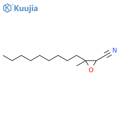Oxiranecarbonitrile, 3-methyl-3-nonyl- structure