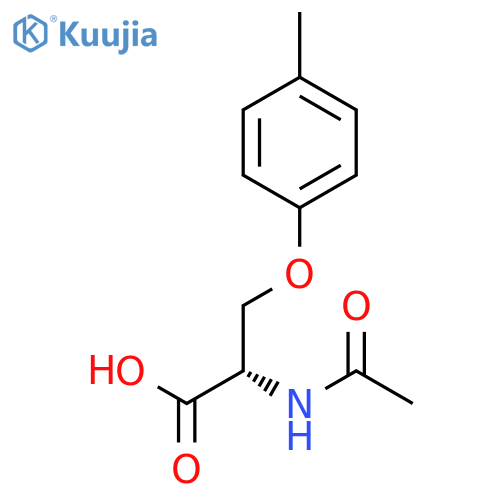 L-Serine, N-acetyl-O-(4-methylphenyl)- structure