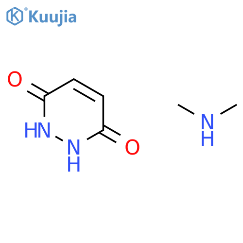 1,2-dihydropyridazine-3,6-dione, compound with dimethylamine (1:1) structure