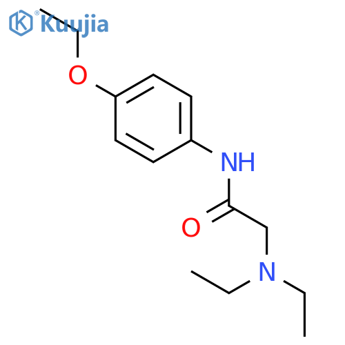 Acetamide, 2-(diethylamino)-N-(4-ethoxyphenyl)- structure