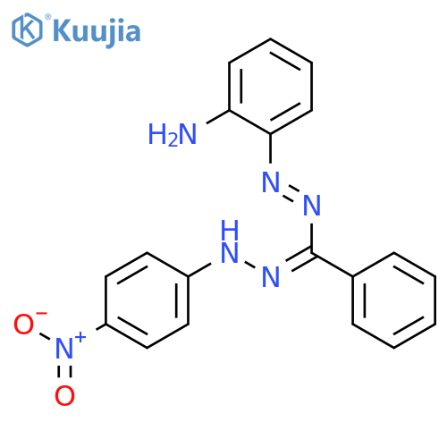 BENZENAMINE, 2-[[[(4-NITROPHENYL)HYDRAZONO]PHENYLMETHYL]AZO]- structure