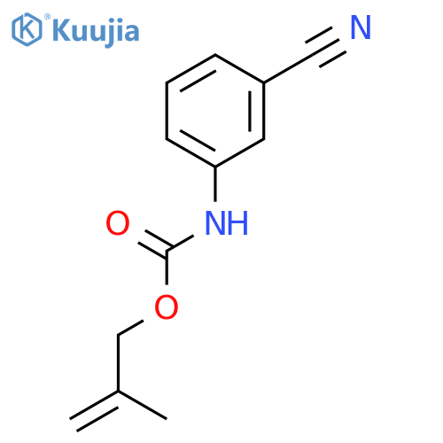 CARBAMIC ACID, (3-CYANOPHENYL)-, 2-METHYL-2-PROPENYL ESTER structure